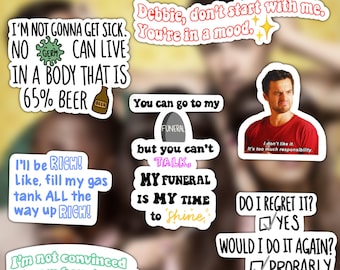 Nick Miller Sticker Pack | New Girl | TV Show Jessica Day Scmidt | Vinyl | New Girl Gift | Sticker Pack