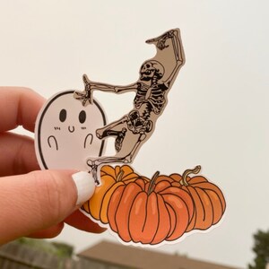 Halloween Pumpkin Skeleton Ghost Sticker Pack