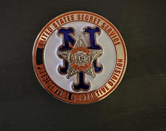 LSU Tigers Alabama Football Secret Service Police President Trump Challenge Coin