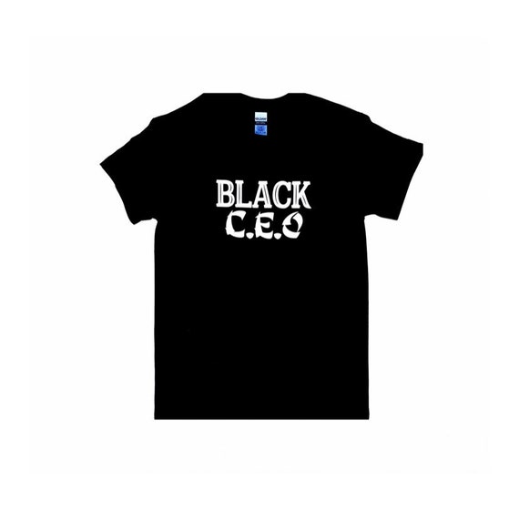 Black CEO Unisex Tee - Combed Cotton Shirt