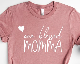 Blessed Mama Shirt Etsy