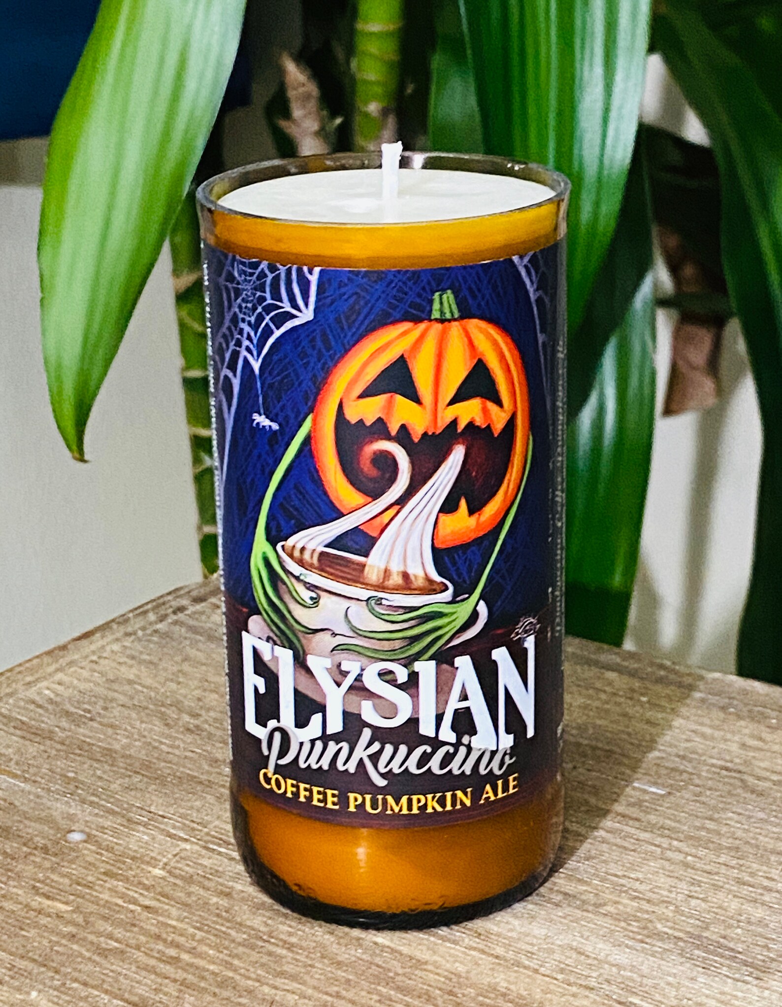 Elysian Pumpkin Pack Beer Bottle Soy Wax Candles Etsy
