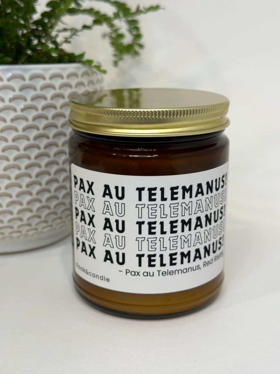 Red Rising Pax Au Telemanus Soy Wax Candle | Red Rising Saga | Howlers ...