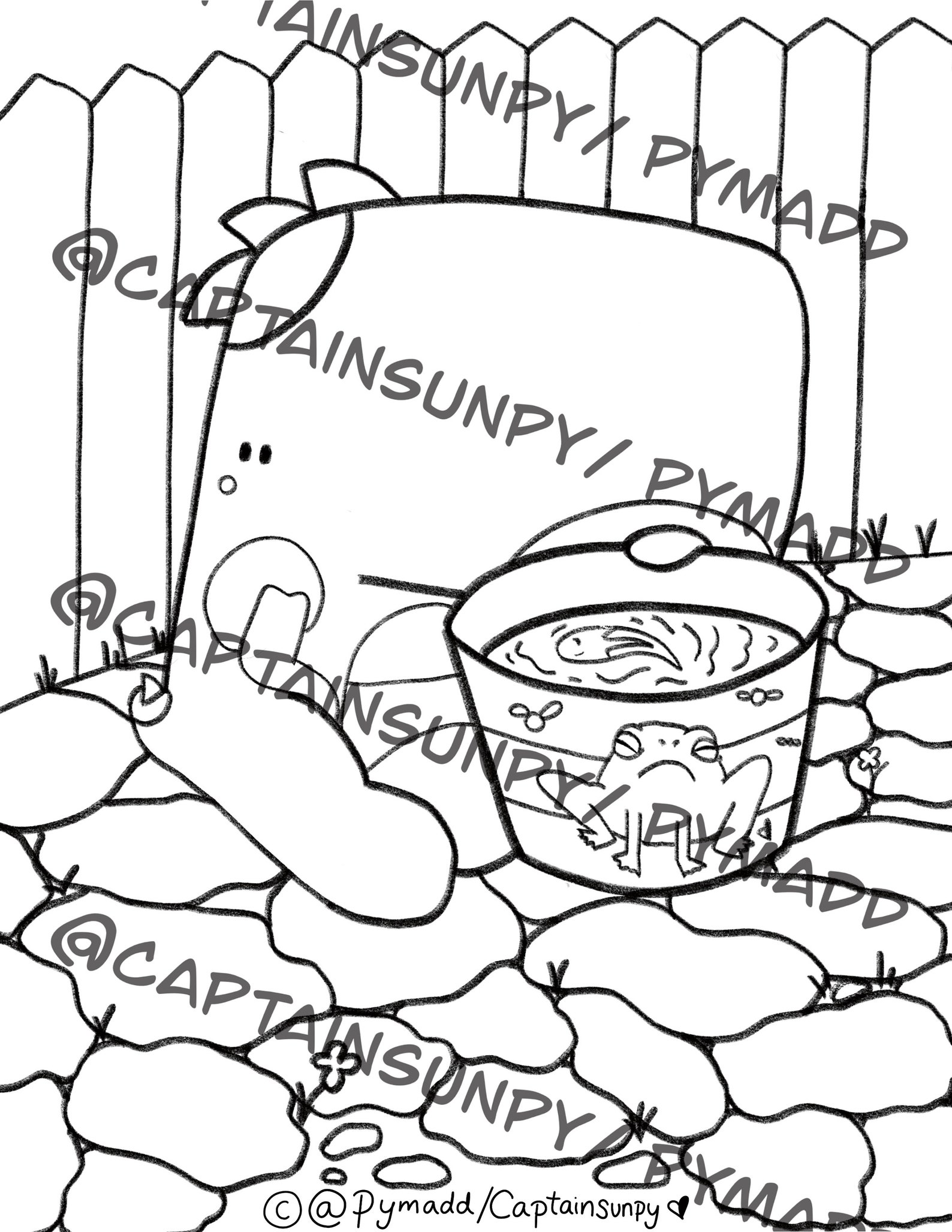 Lustige Malvorlagen für Erwachsene und Kinder Frösche Etsy