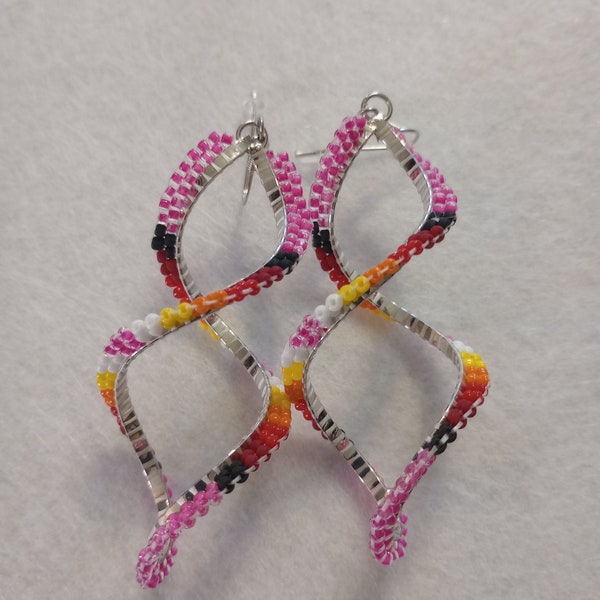 Hand-beaded Earrings/gifts for her/accessories