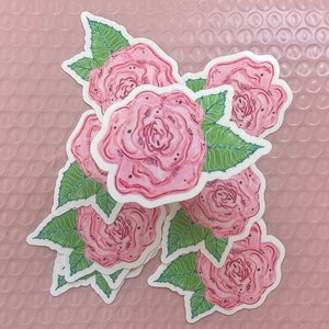 Rose sexy - Géant sticker