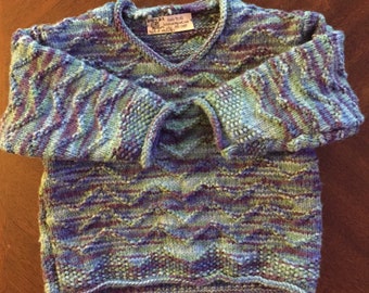 Beautiful multicolor baby sweater
