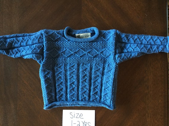 Baby Boy Sweater Size 1-2 Hand High Quality
