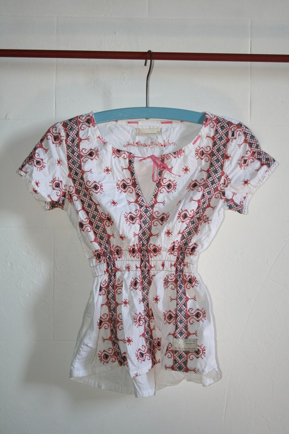 embroidered boho blouse
