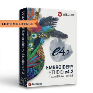 Software de bordado Wilcom e4.2, versión completa, herramienta de digitalización profesional, licencia de por vida, descarga instantánea para Windows Stitch Design.