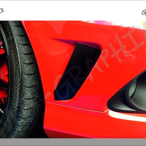 Vauxhall Corsa vxr bumper vent wrap stickers Front and rear complete set Sticker