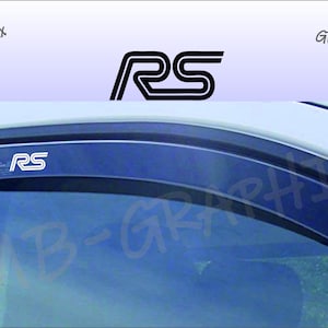 Autocollants RS VENT DEFLECTEUR x 2 ford