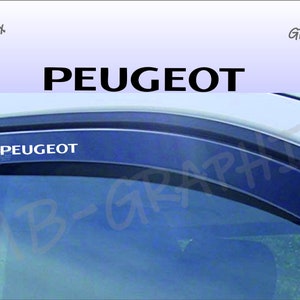 Adesivos PEUGEOT WIND DEFLECTOR x 2 208 308