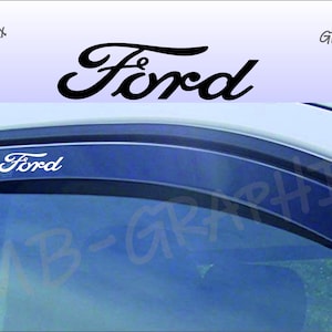 FORD WIND DEFLECTOR stickers x 2 st rs fiesta focus c max