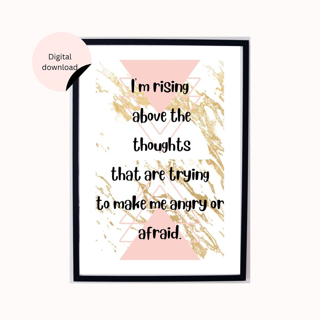 Mental Health Quote Print: Inspirational Wall Art (digital Download) - Etsy