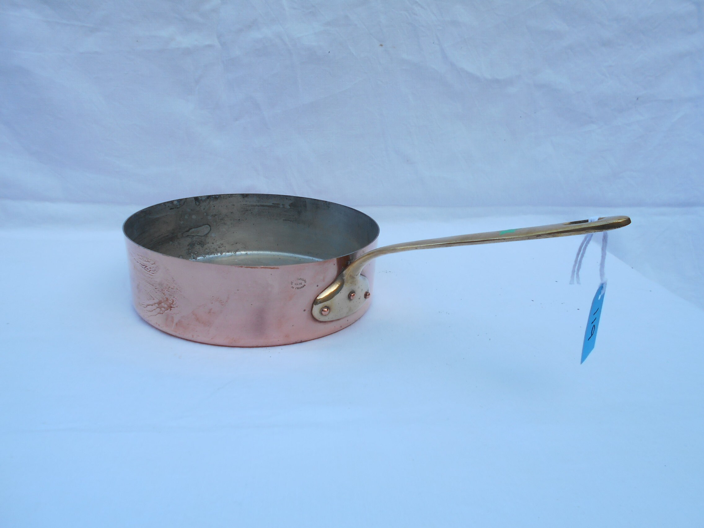 Jean Matillon - Poêle en Cuivre Villedieu/Sautè Pan 1.8mm d'épaisseur,