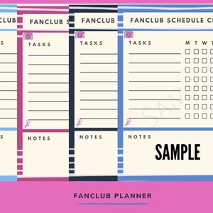 Fan club Planner, Onlyfans To do list. Printab