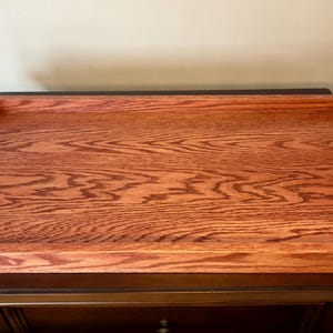 Oak serving tray.
