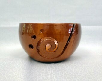 3D Printed Yarn Bowl, Glossy Finish (5 inch)
