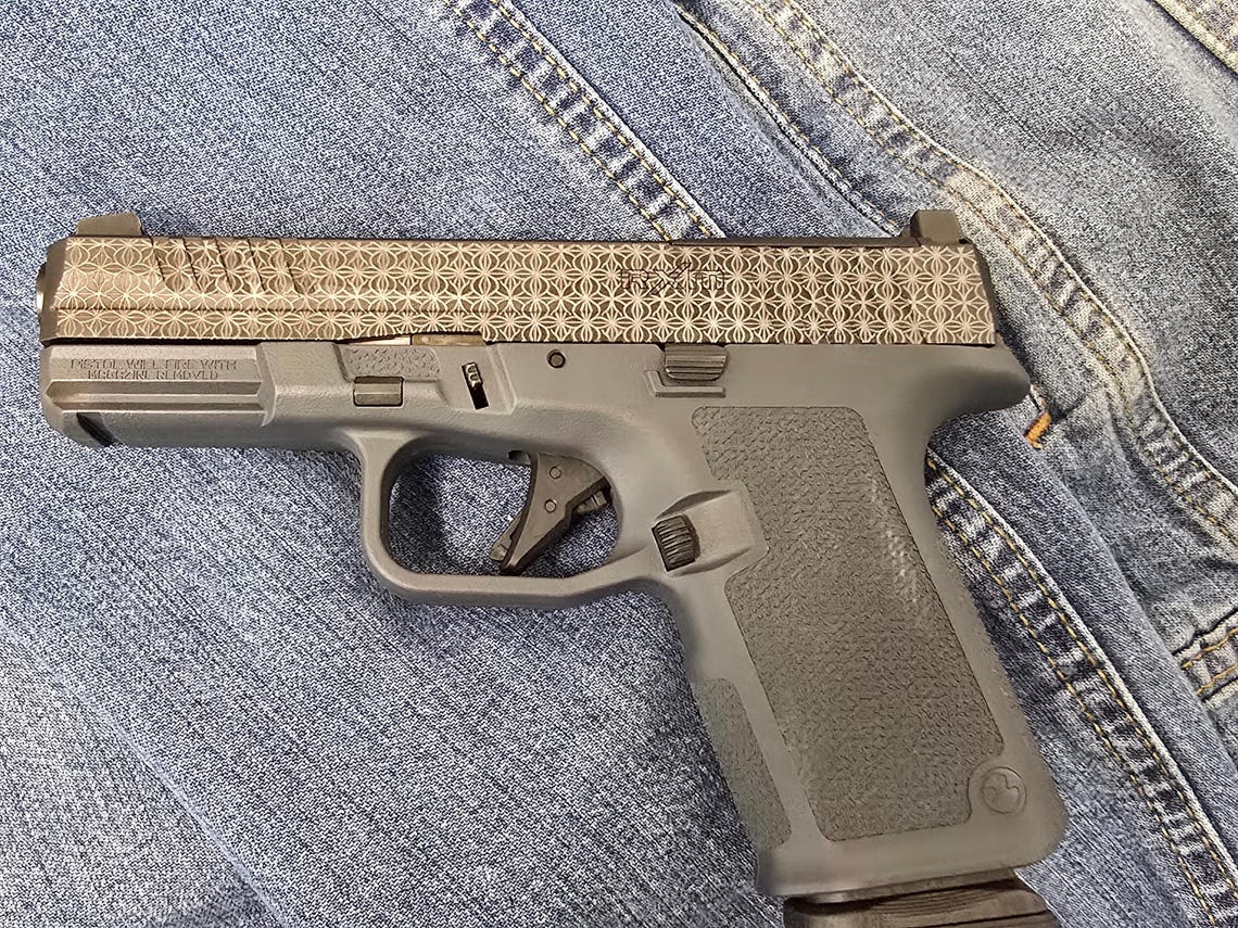 Ruger RXM Slide Blank Laser Engraving Template - Etsy