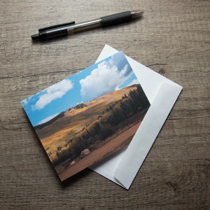 Colorado Landschaft Karte | Kenosha Pass Grußkarte | Herbst Blanko Grußkarte |  Danke-Karte | Jede Anlass-Karte | Bunter Berg