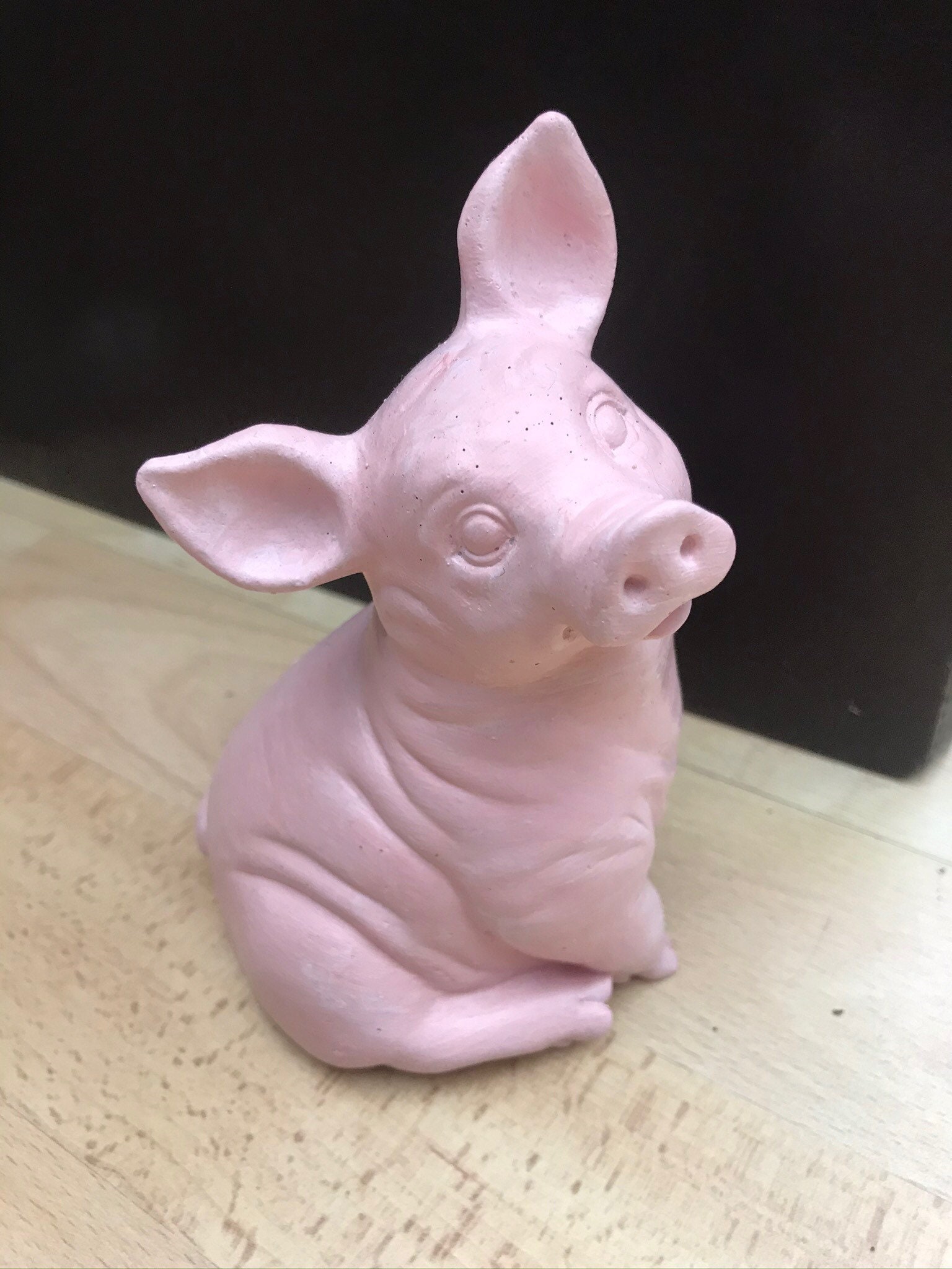 Pig statue/pig ornament/pig gift/garden decor Etsy