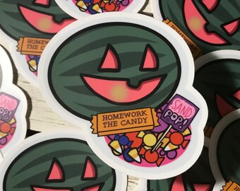 Gravity Fall Summerween Sticker-Halloween Vinyl Sticker-Summerween Sticker