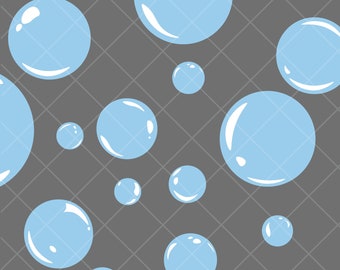 Bubbles SVG PNG Vector cut file for cricut printables signs stickers decor planner party card bath summer kids pets clip art soap bubble