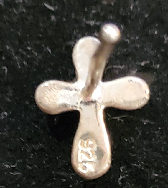 Silver (925) Delicate stud - image 1