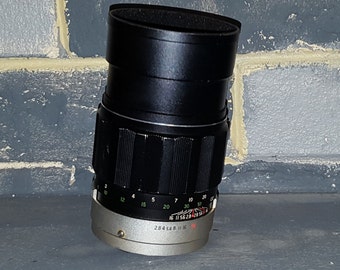 Soligor TELE AUTO 135mm 135 mm 1:2 .8 2.8 for Konica w/ Case