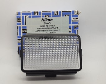 Nikon SW-3 Wide Adapter For Nikon SB-11, Flash Adapter with box