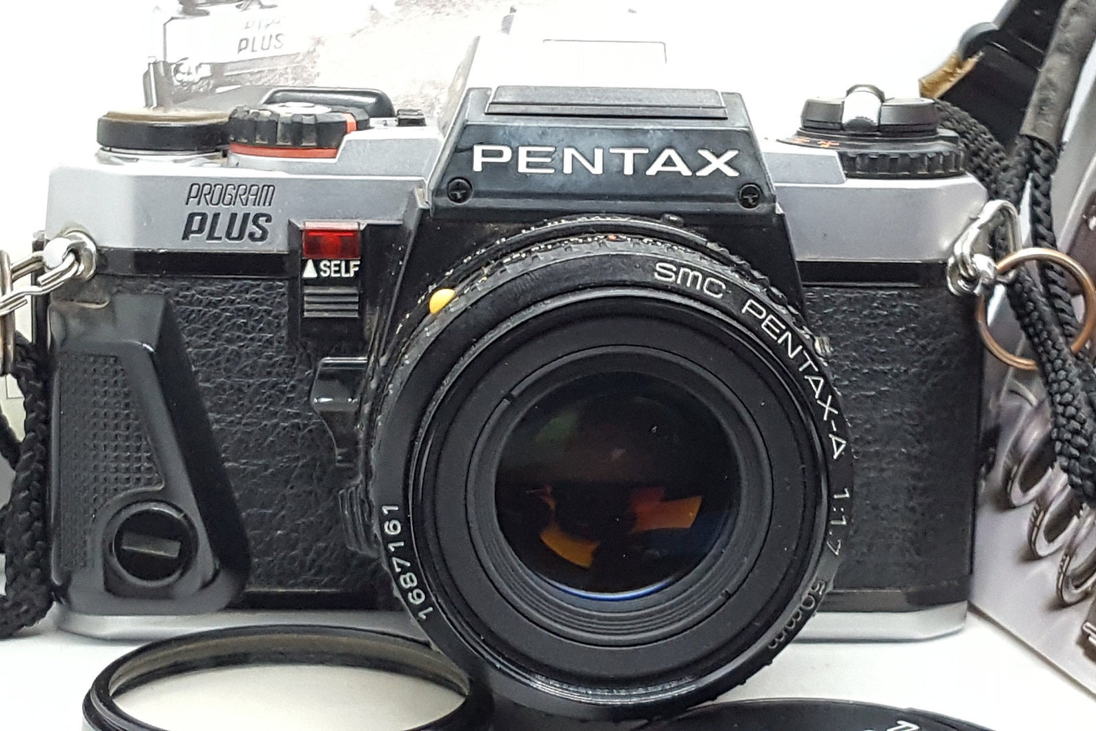 Pentax Program Plus 35mm SLR film camera w/ SMC PentaxA 50mm Etsy