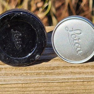 Summicron 2/50mm M 2/35mm Leica M2 3 4 Original Front & Rear Cap Lens
