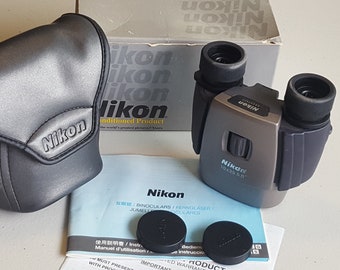 NIKON Adventurer 10x25 CF DX Binocular w/ Case, Instructions .....Rare