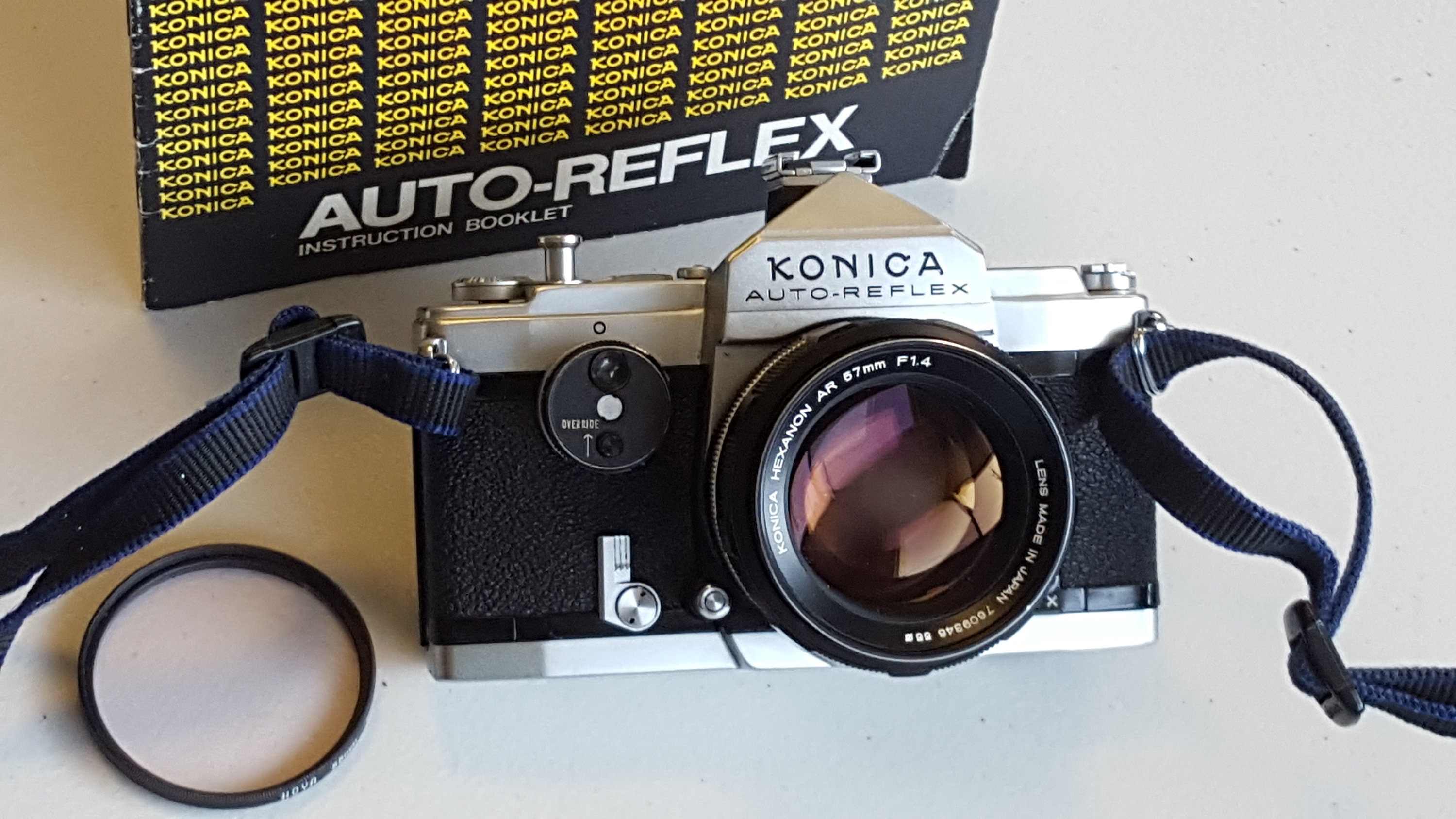 Konica Auto-reflex Full Half Frame SLR Camera W/ 57mm F1.4