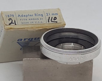 Vintage ARGUS Camera 30mm Adapter Ring Accessories NEW in Box … #1879