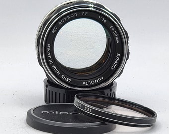 Minolta MC Rokkor-PF 58mm f/1.4 Manual Focus Lens