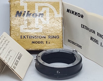 Nikon F Extension Ring Model E2 with Box and Instructions