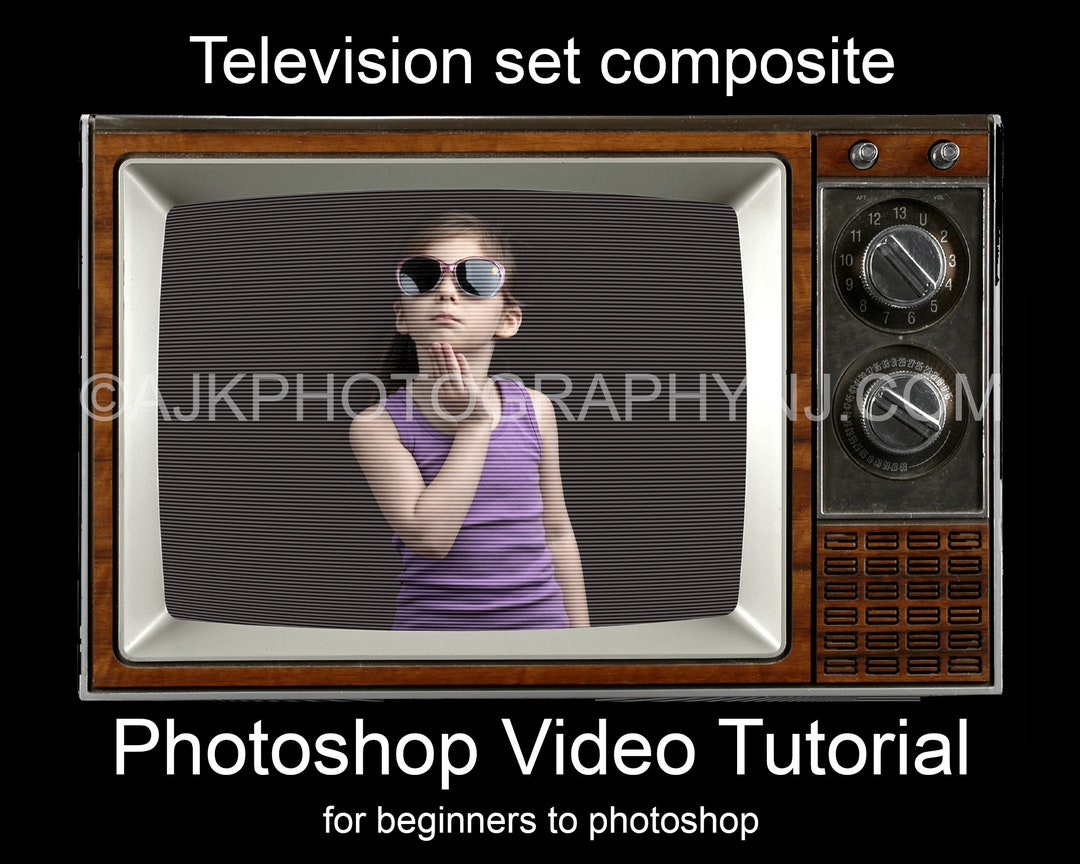Television Set Tutorial for Beginners, Photoshop Video, How to Video ...
