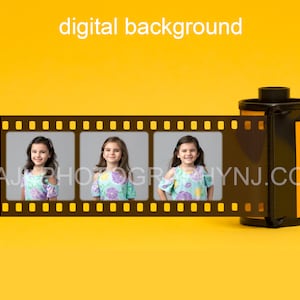 digital backdrop, blank roll of film, film strip, digital background