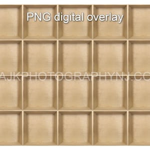 20 empty wood boxes template, class photo template, 5x4, PNG Digital Overlay