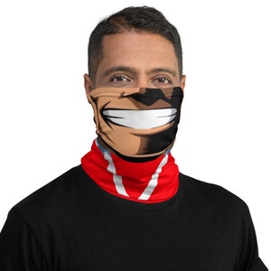 ANIME HERO GAITER - Anime Neck Gaiter Mask - Printed Neck Warmer - Bandana Head Band - Polyester Face Mask - Funny Anime Gifts
