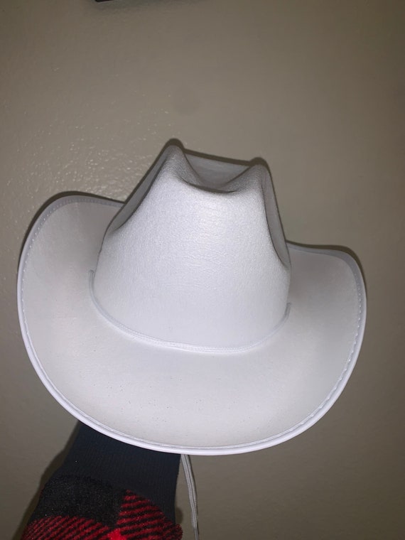 Plain white cowboy hat deals