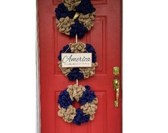 Patriotic 3 Tier Wreath