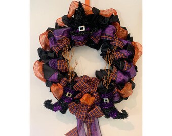 Wicked Witch  Halloween Wreath