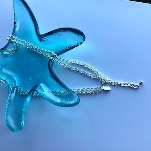 Rolo Chain Necklace* Double Strand Necklace * Petite Rolo Chain * Silver Necklace * Multi Strand Necklace * Lobster Claw Closure