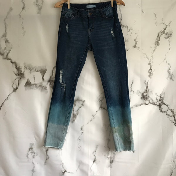Ombre Jeans Etsy