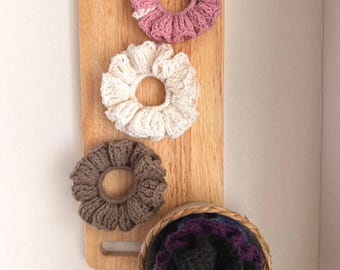 Handmade Crochet Scrunchie – Soft, Stylish & Gentle on Hair