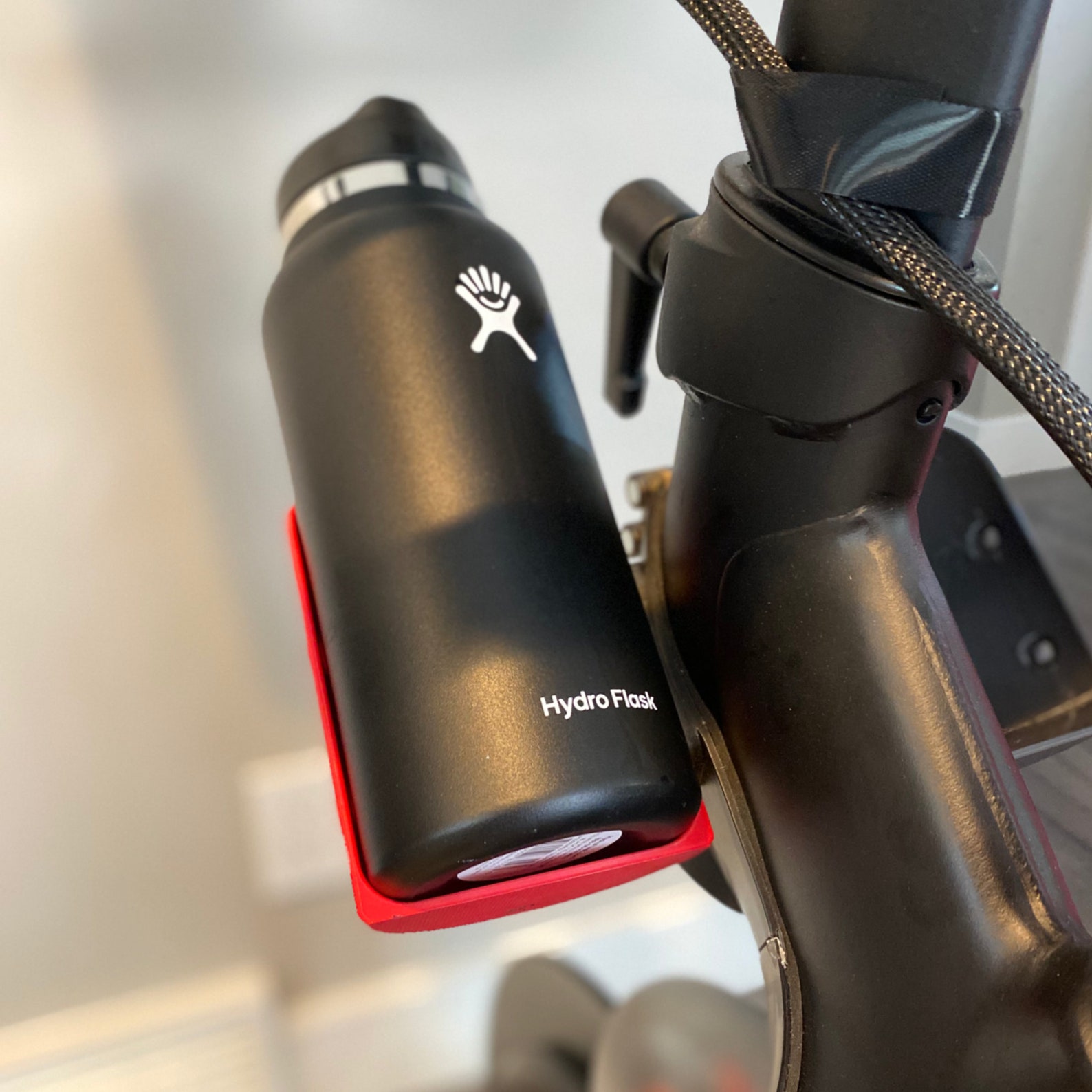 Red Water Bottle Attachment for Indoor Bike Water Bottle Etsy