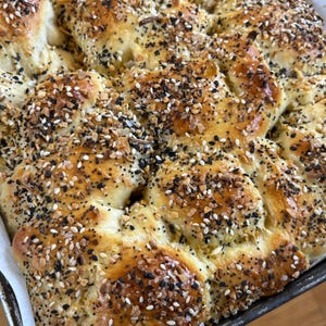 Everything Challah Dinner Rolls